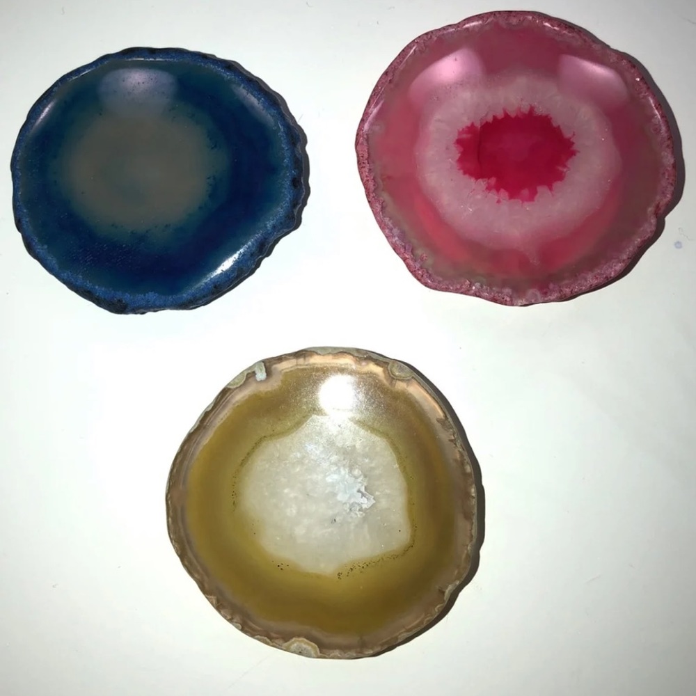 3 agate slice stone popsocket BN
